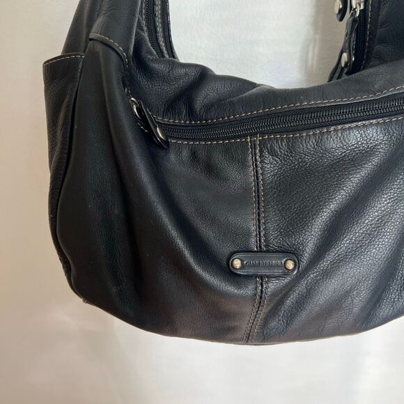 Giani Bernini Y2K slouch leather shoulder bag - Picture 2 of 14